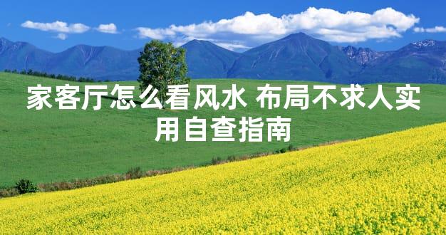 家客厅怎么看风水 布局不求人实用自查指南